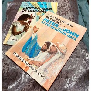 Lot of 2 Children’s Biblical Books Now You Can Read Bible Stories